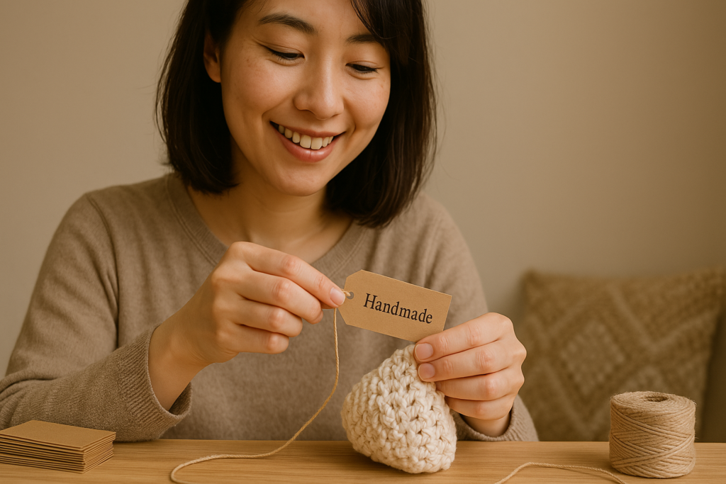 ハンドメイドタグ　手作り